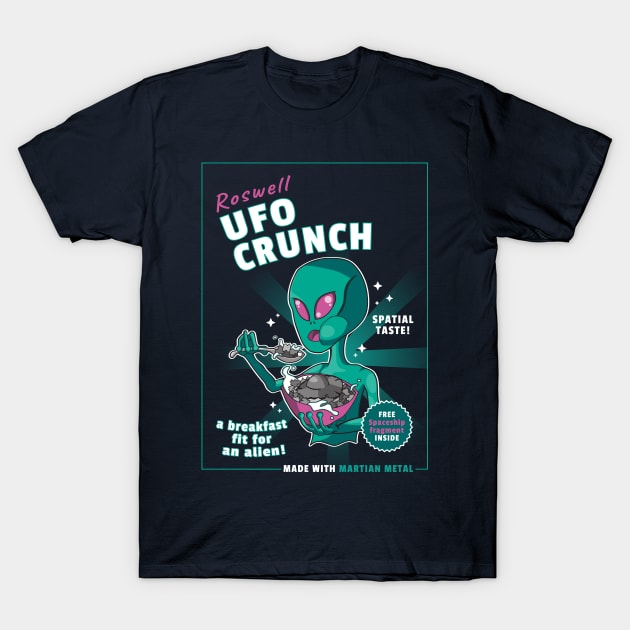 Roswell Ufo Crunch T-Shirt by ShirtBricks